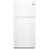 Réfrigérateur à congélateur supérieur Maytag(MD), 21 pi³, blanc