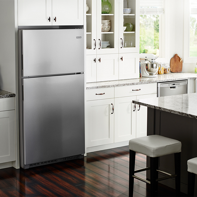 Maytag R Top Freezer Refrigerator 21 Cu Ft Monochrome Ss