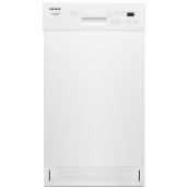 Lave-vaisselle compact encastré Whirlpool(MC), 18'', blanc