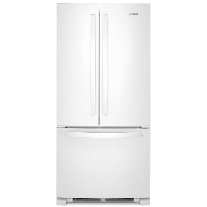 Whirlpool Energy Star Certified 22.1-cu ft French Door Refrigerator with Accu-Chill - White