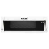 KitchenAid Charcoal Filter Microwave Oven - 5-Speed Dual Fan - 500 CFM - 10 1/4-in H x 30-in W x 18-in D - White