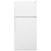 Whirlpool 28-In Standard-Depth Top Freezer Refrigerator 14.3-Ft³ Textured Finish White