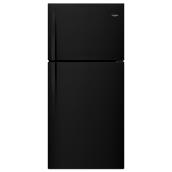 Top-Freezer Refrigerator - 30" - 19.2 cu. ft. - Black
