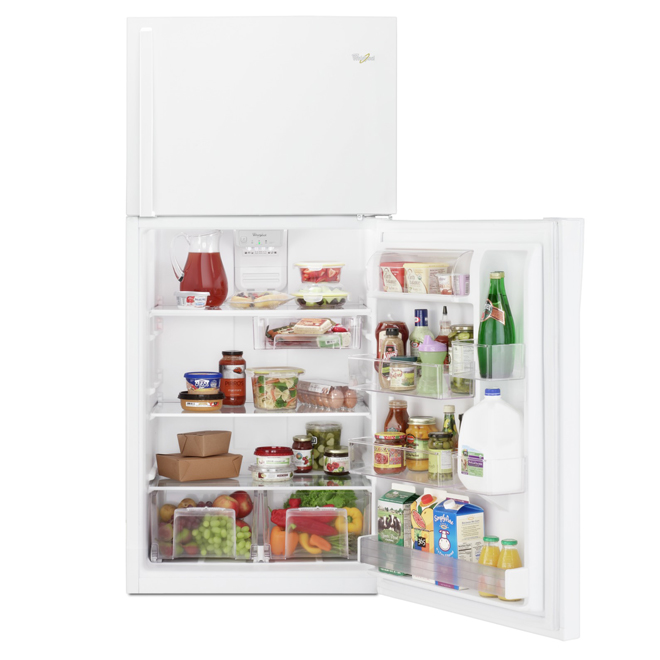 Top-Freezer Refrigerator - 30" - 19.2 cu. ft. - White