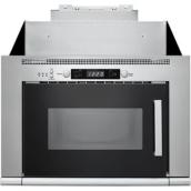 Four à micro-ondes avec hotte intégrée, 66 dBA, inox