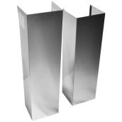Duct Cover for Kitchen Hood - 9 to 12' - Stainless Steel