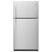 Top-Freezer Refrigerator 33" - 21 cu. ft - Stainless Steel