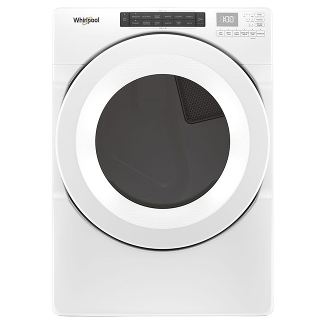 Whirlpool Electric Dryer - 27-in - 7.4-cu ft - White