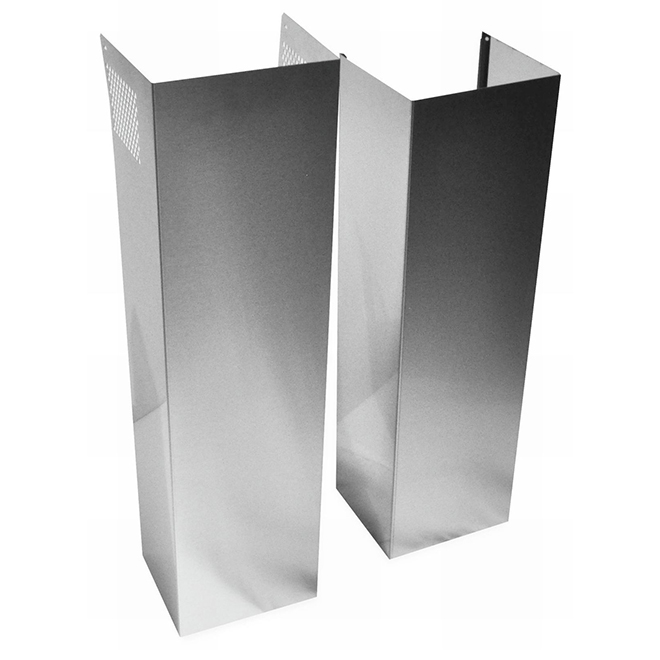 Island Hood Chimney Extension Kit- Stainless Steel