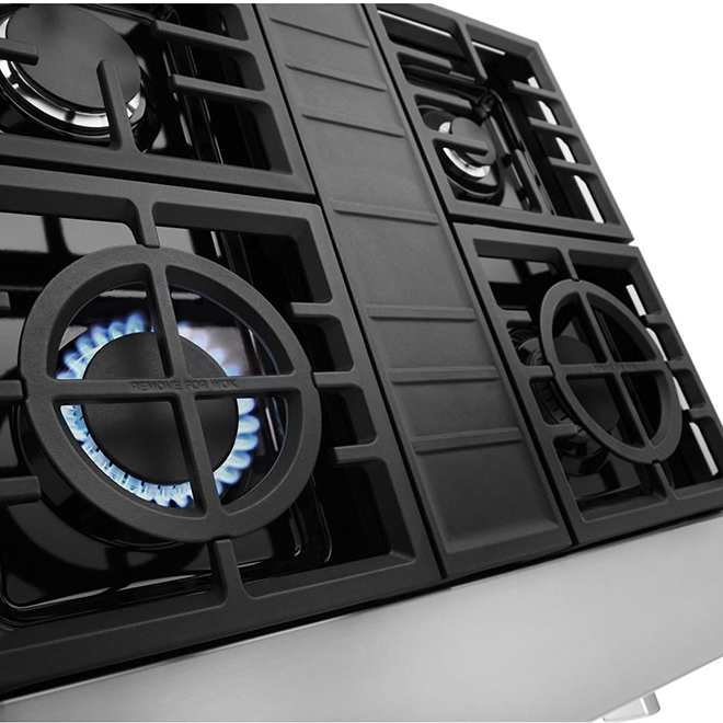Built-In Gas Cooktop - 4 Burners - 30in - Stainless Steel