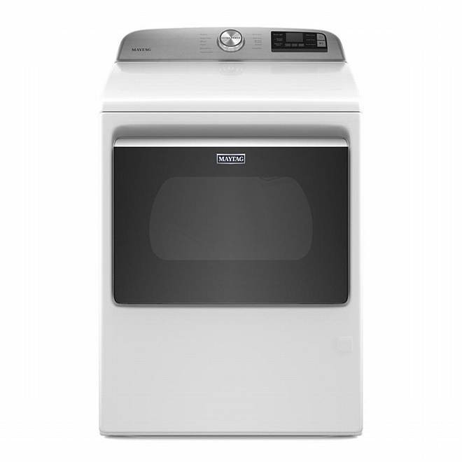 Maytag Smart Gas Dryer - Extra Power - 11 cycles - 7.4-cu ft - White