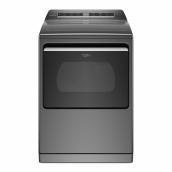 Whirlpool 7.4-Ft³  Smart Electric Dryer Steam Cycle Chrome Shadow Energy Star