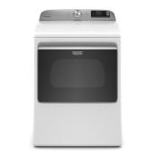 Maytag 7.4-cu ft WiFi White Electric Smart Dryer