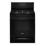 Whirlpool(TM) Gas Range - 4 Burners - 5.0 cu. ft. - 30in - Black