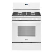 Whirlpool(TM) Gas Range - 4 Burners - 5.0 cu. ft. - 30-in - White