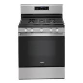 Cuisinière à gaz Whirlpool(MC), 5 brûleurs, 5,0 pi³, acier inox