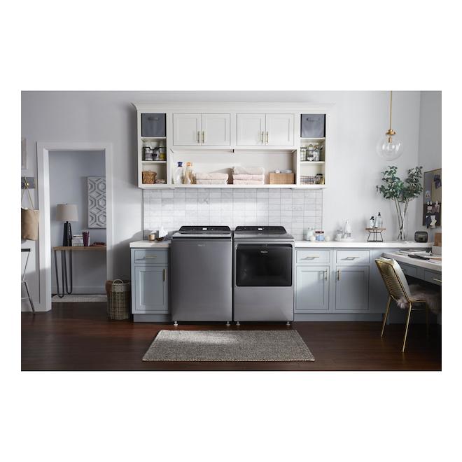Whirlpool Smart Capable Gas Dryer 7.4cu ft 27in Hamper Door