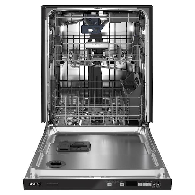 Lave-vaisselle encastré Maytag, PowerBlast(MC), 24", noir