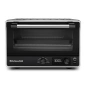 KitchenAid 17-in Black Digital Countertop Oven 9-Preset Cooking Functions