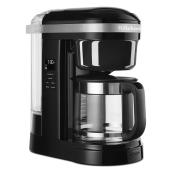 KitchenAid 12-Cup Onyx Black Drip Coffeemaker with Spiral Showerhead
