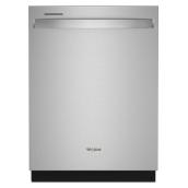 Whirlpool 24-In Built-In Dishwasher with Tall Tub and Third Rack 47 dB Stainless Steel