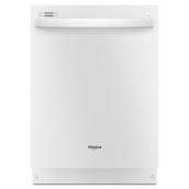 Lave-vaisselle encastré Whirlpool avec commandes dissimulées, 24 po, blanc