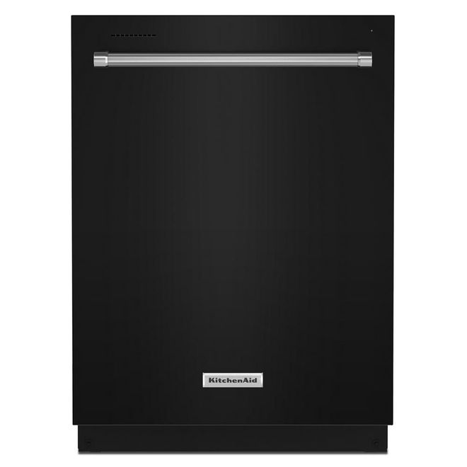 KitchenAid 39-Decibel Built-In Dishwasher with Hidden Controls - 24-in - Black