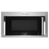 Four à micro-ondes à hotte intégrée KitchenAid de 30 po, 1,9 pi³, acier inoxydable
