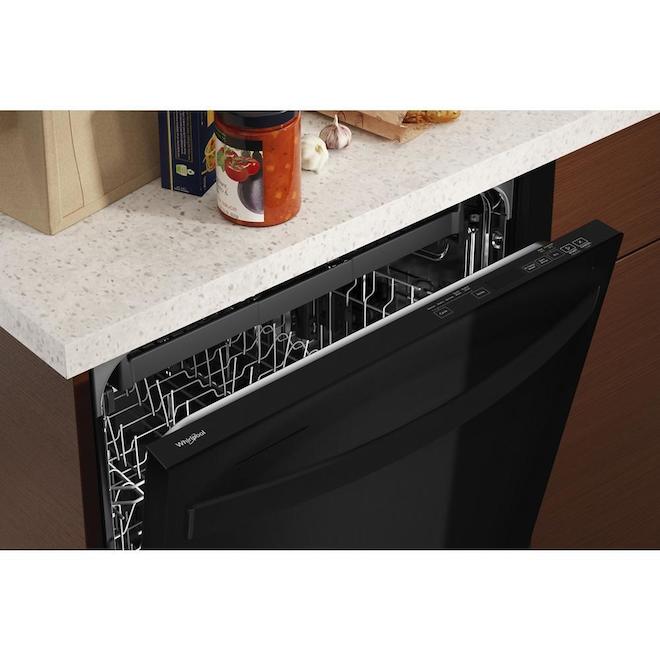 Whirlpool Built-In Dishwasher with Tall Tub and Third Rack - 24-in - Black