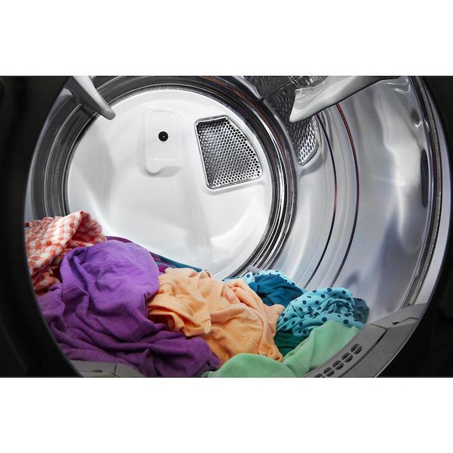 Whirlpool Electric Dryer with Steam Functions - 27-in - 7.4 cu. ft. - Shadow Chrome