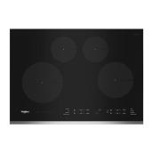 Whirlpool  Induction Cooktop 30-in Stainless Steel Black