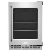 KitchenAid 5.2-cu ft Stainless Steel Undercounter Refrigerator