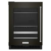 Réfrigérateur à boissons sous-comptoir KitchenAid, 4,89 pi³, acier inoxydable noir