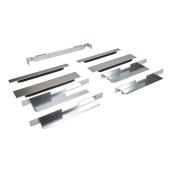 Whirpool 30-in Slide-In Range Aluminum Side Trim Kit - Stainless Steel Finish