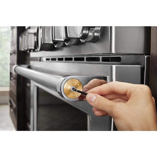 KitchenAid Commercial Style Range Handle Gold Medallion Set 2/Pack