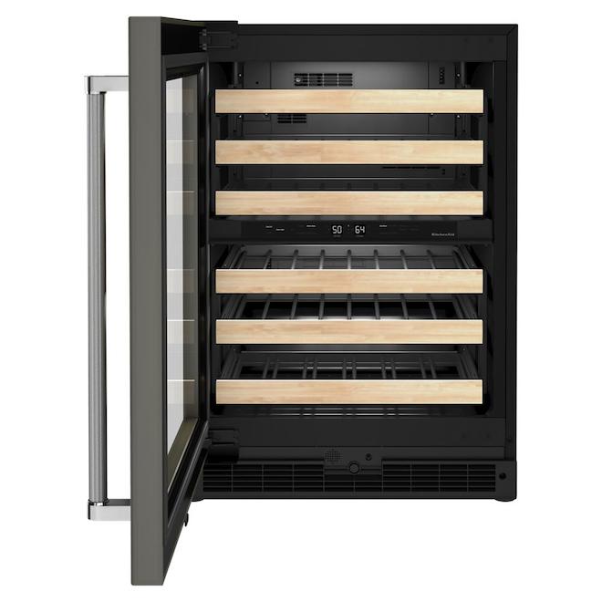 kitchenaid dual zone wine fridge