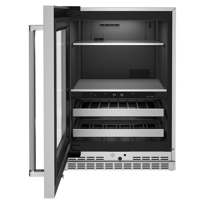 kitchen aid beverage refrigerator