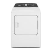 Whirlpool 7-cu ft Vented Electric Dryer (White) with Steam