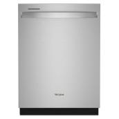 Whirlpool 24-In 47 dB Built-In Dishwasher with filtration Hidden Controls Smudge-Free Stainless Steel