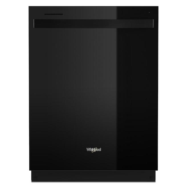 Whirlpool 24 In Built In Dishwasher 50 DB Water Filtration Black   30006694 L 