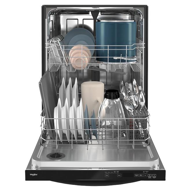 Whirlpool 24-in Built-In Dishwasher - 50 dB - Water Filtration - Black