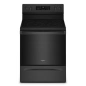 Whirlpool 5 Elements 5.3-cu ft Self-Cleaning Freestanding Electric Range (Black) (30-in)