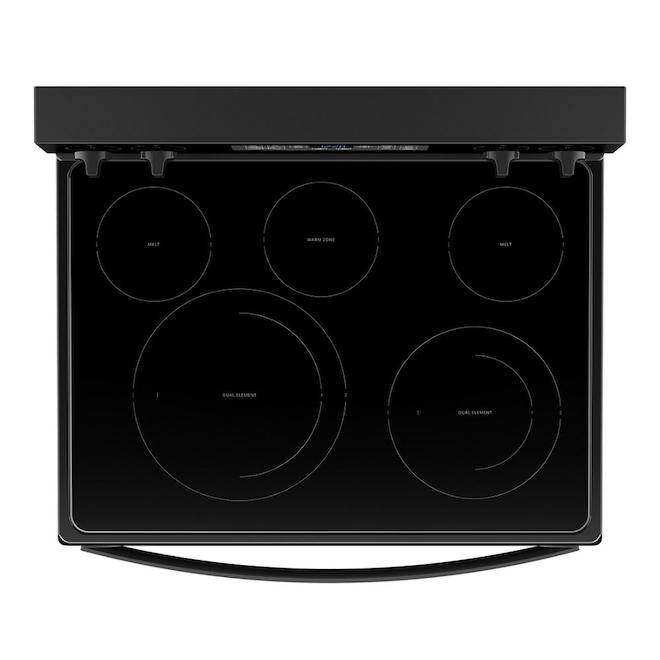 Whirlpool 5 Elements 5.3-cu ft Self-Cleaning Freestanding Electric Range (Black) (30-in)