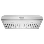 KitchenAid Stainless Steel 36-in Commercial Under-Cabinet Wall Mount Range Hood