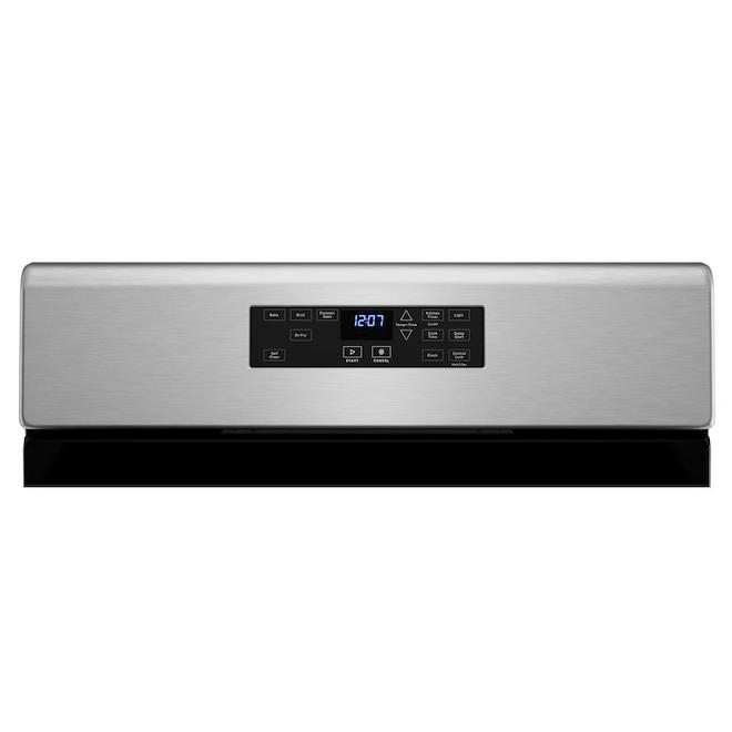 Whirlpool 30-in Gas Range with Air Fryer and Basket - 5-cu. ft. - 5 Burners - Stainless Steel