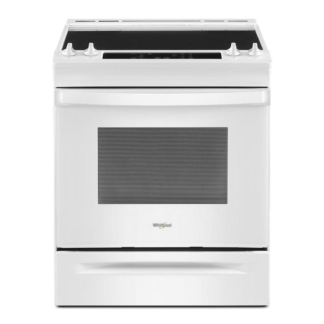 Whirlpool White Freestanding Electric Range - Frozen Bake Technology