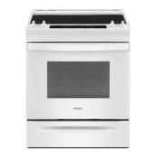 Whirlpool White Freestanding Electric Range - Frozen Bake Technology