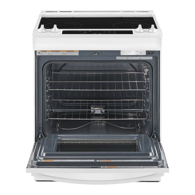 Whirlpool White Freestanding Electric Range - Frozen Bake Technology