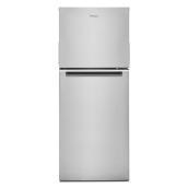 Whirlpool 11.6-cu ft Top-Freezer Refrigerator - Fingerprint Resistant Stainless Steel Finish - LED Lighting