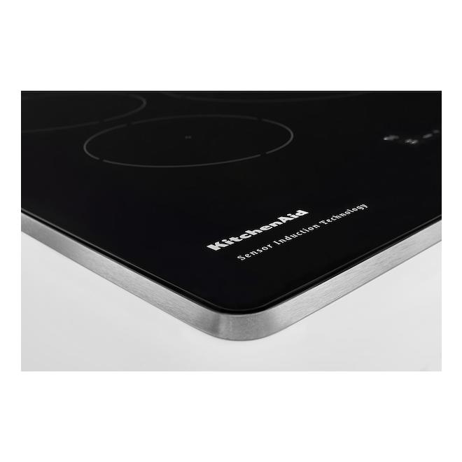 KitchenAid 30in Sensor Induction Cooktop 5Element Stainless Steel